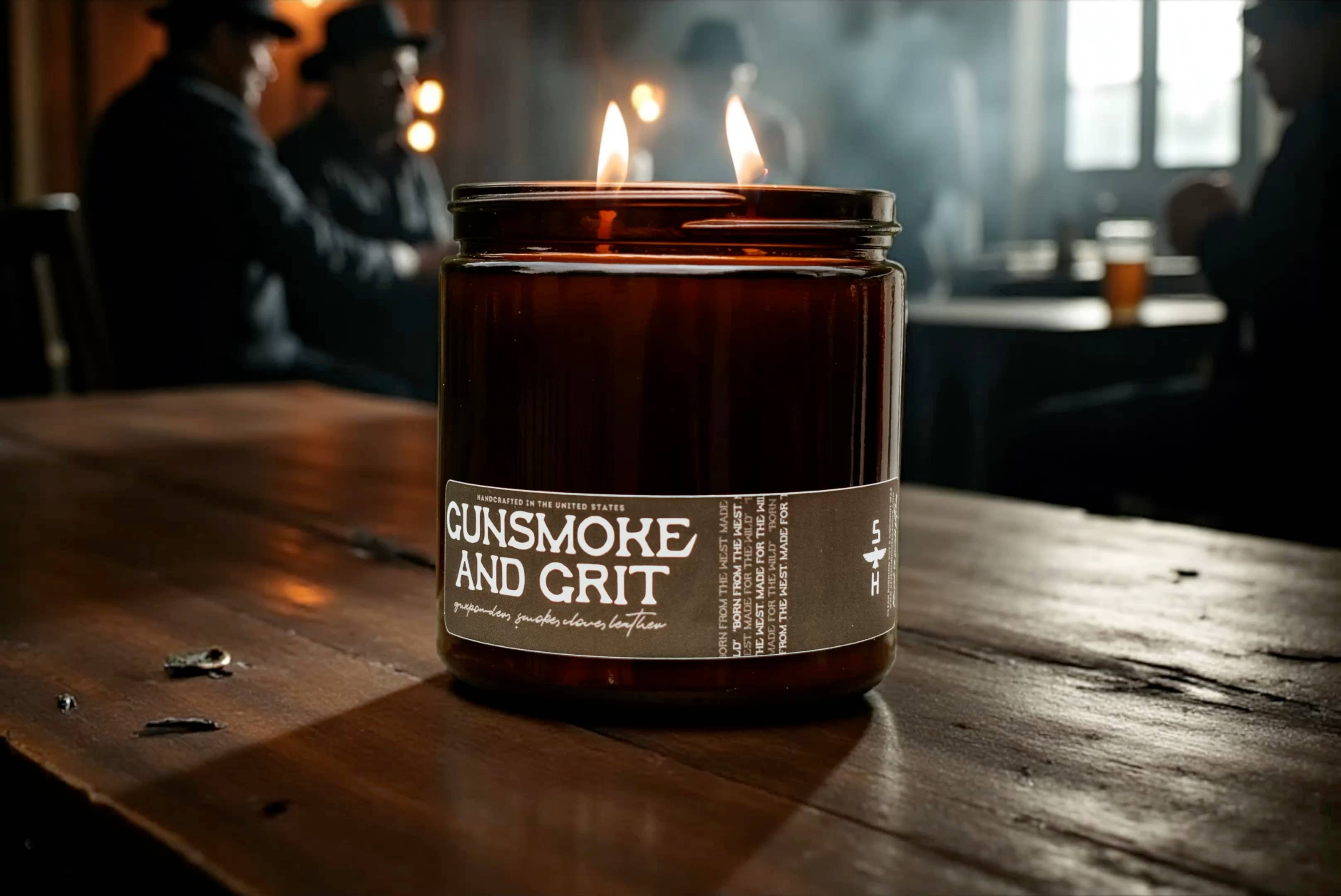 Gunsmoke & Grit - Gunpowder & Clove Candle