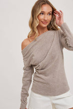 Load image into Gallery viewer, If We’re Honest One Shoulder Sweater
