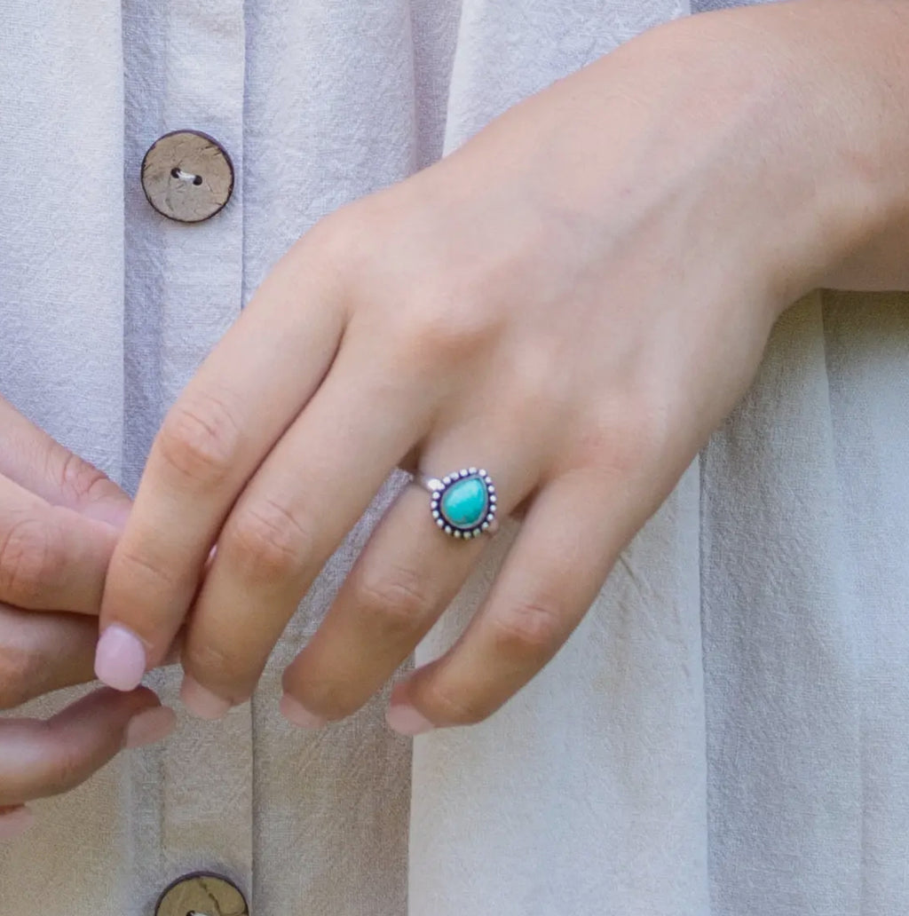 Love Drunk Amazonite Ring