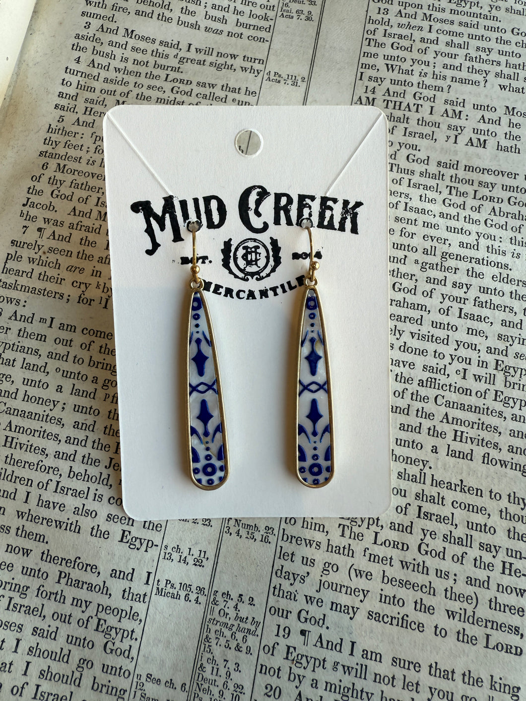 Santorini Sweetheart - Drop Earrings