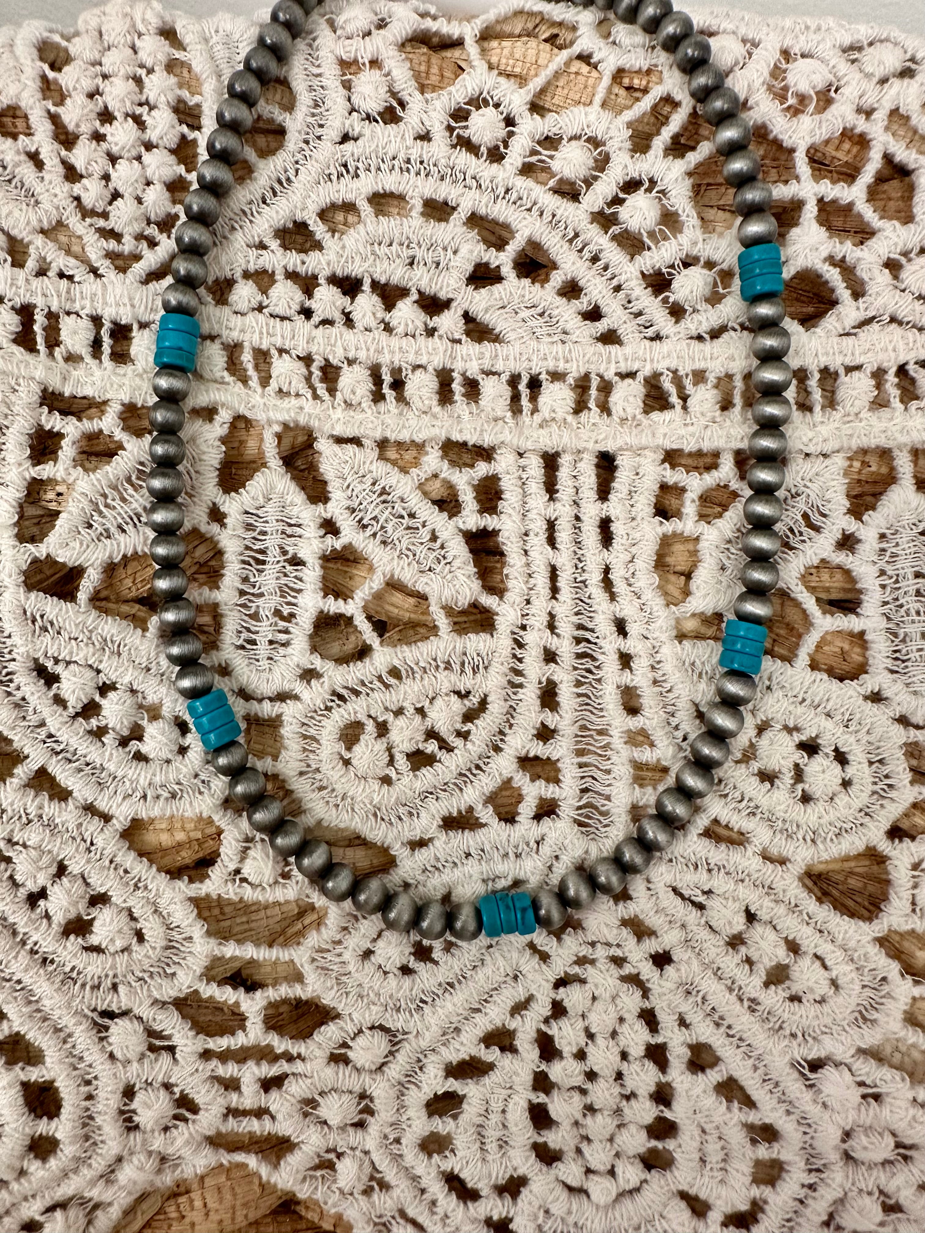 Whirlwind Navajo Bead Necklace