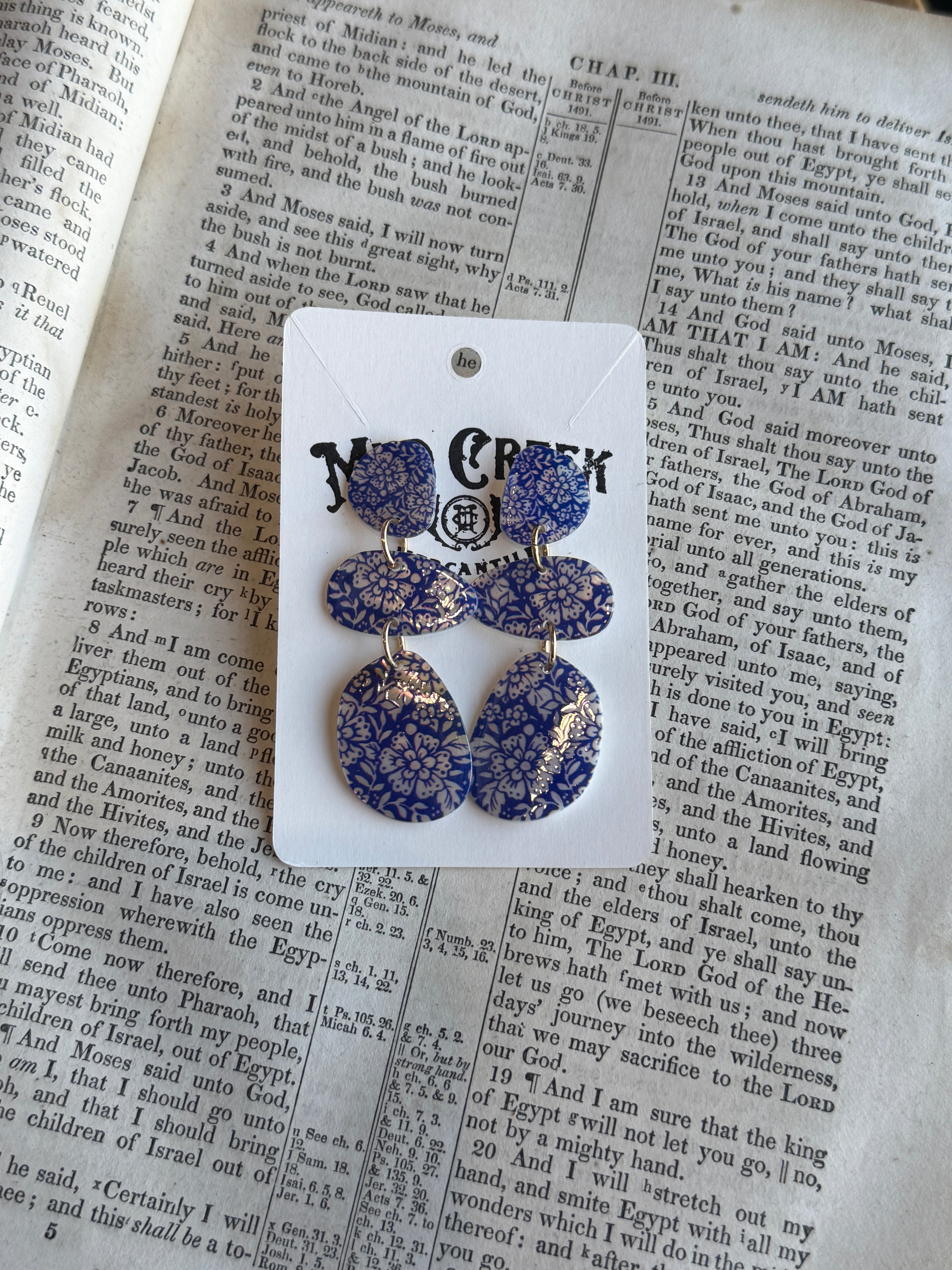 Shades Of Blue - Earrings