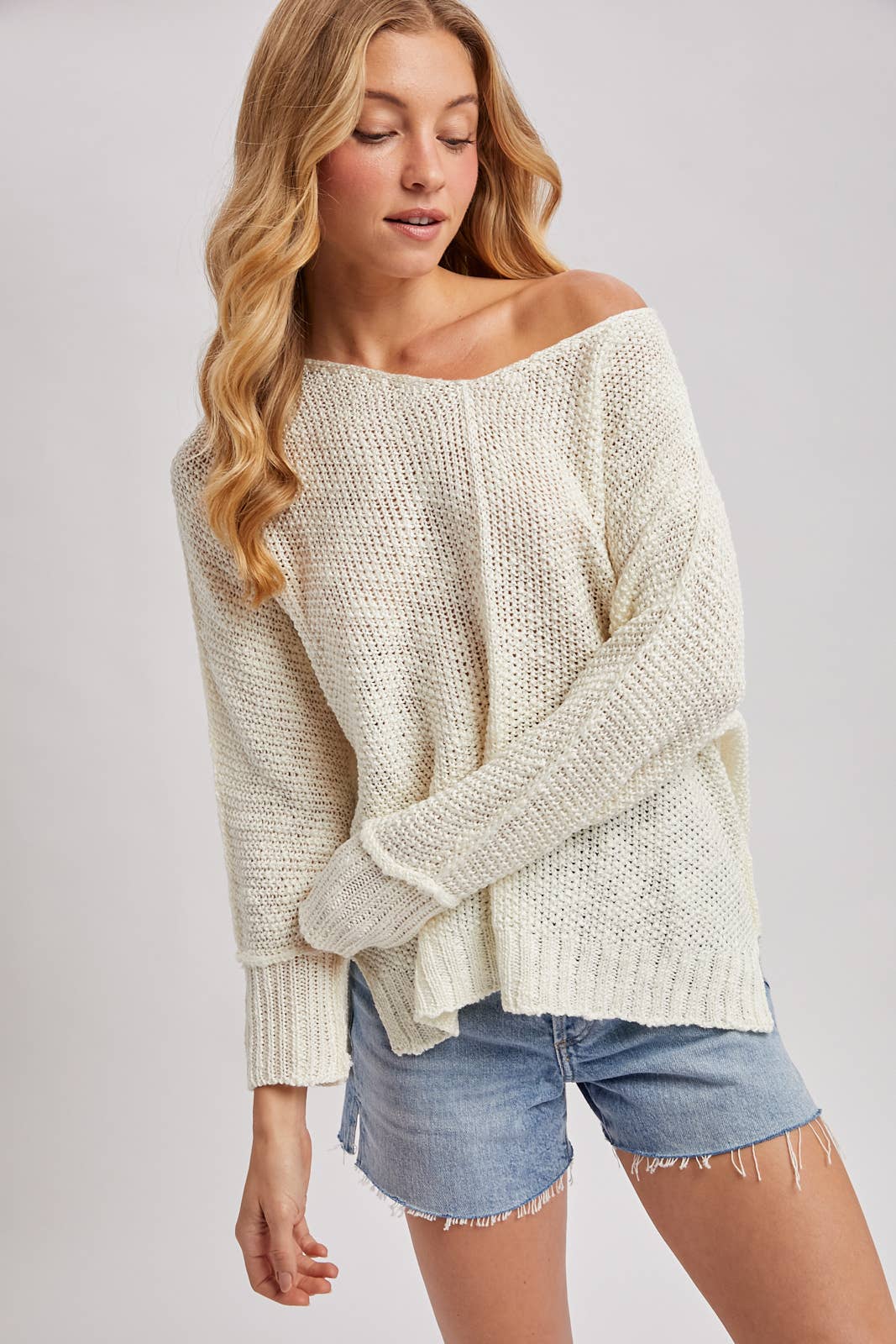 She Won’t Be Lonely Long- Loose Sweater