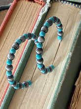 Load image into Gallery viewer, Navajo Turquoise Hoops
