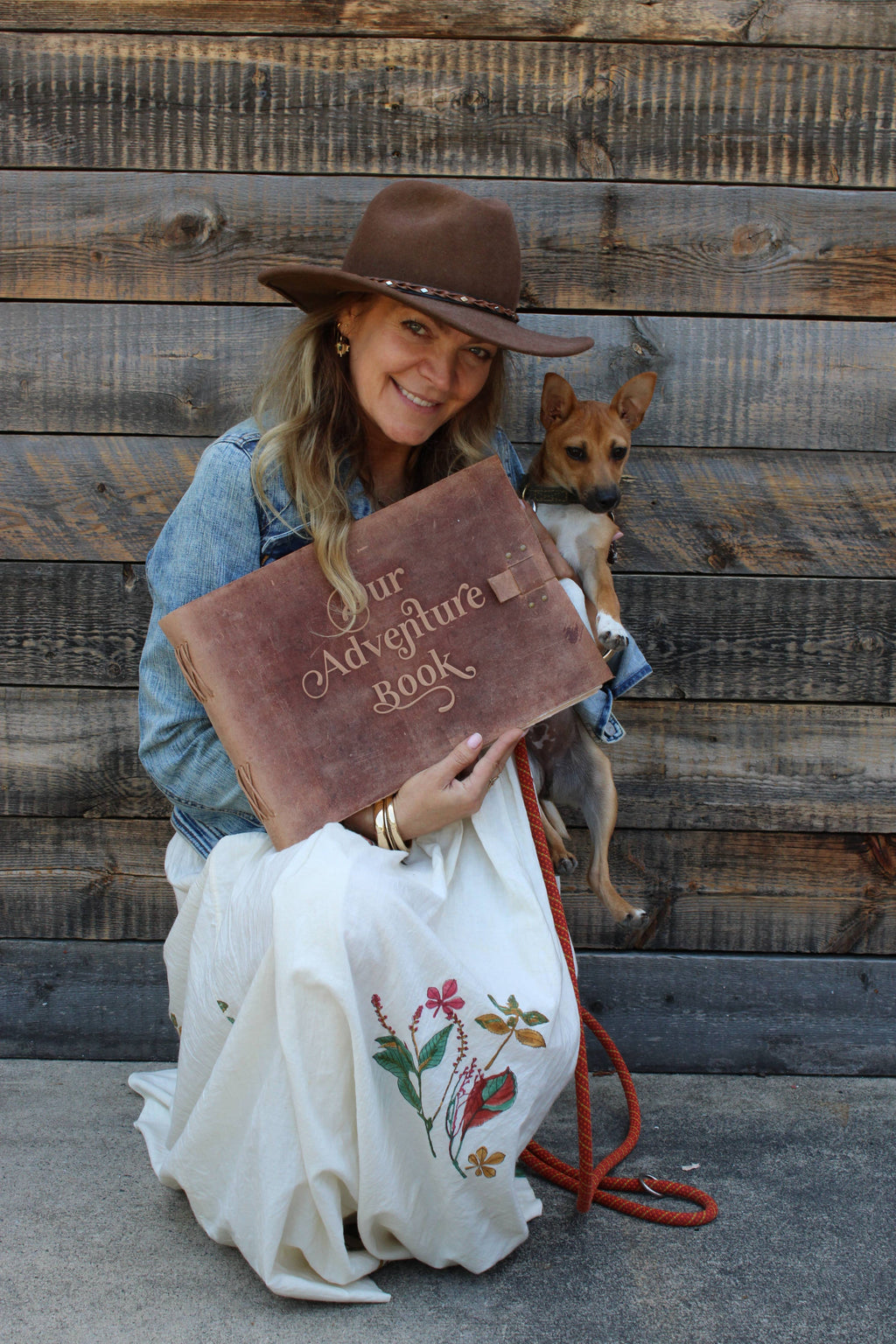 Our Adventure Leather Story Keeper 14" x 10" - Terracotta