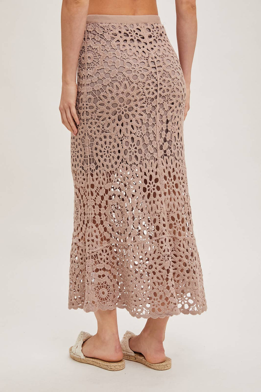 Bring the Spring Crochet Skirt with Lining