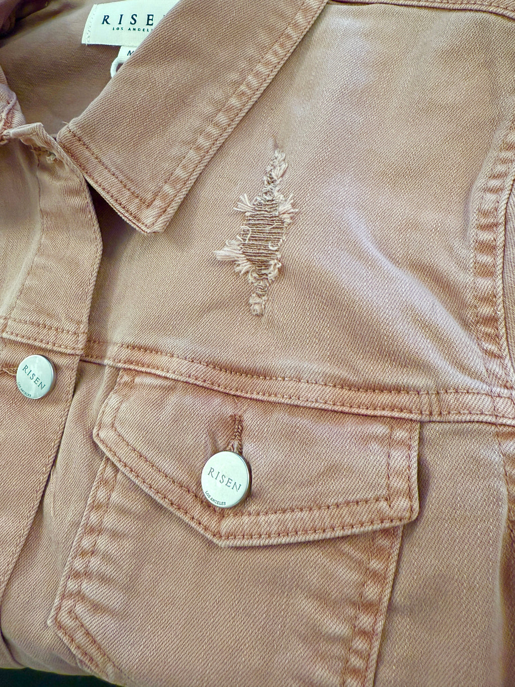 Solid Ground Fray Hem Jacket