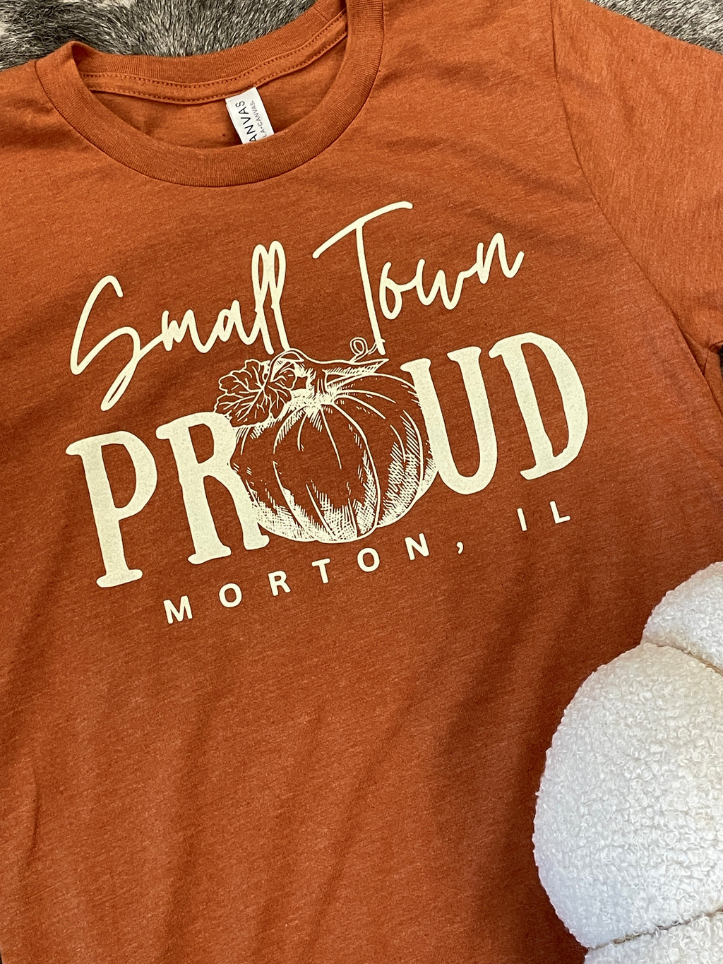 Small Town Proud Pumpkin Tee