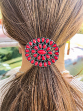 Load image into Gallery viewer, Stone Oval -  Hair Tie
