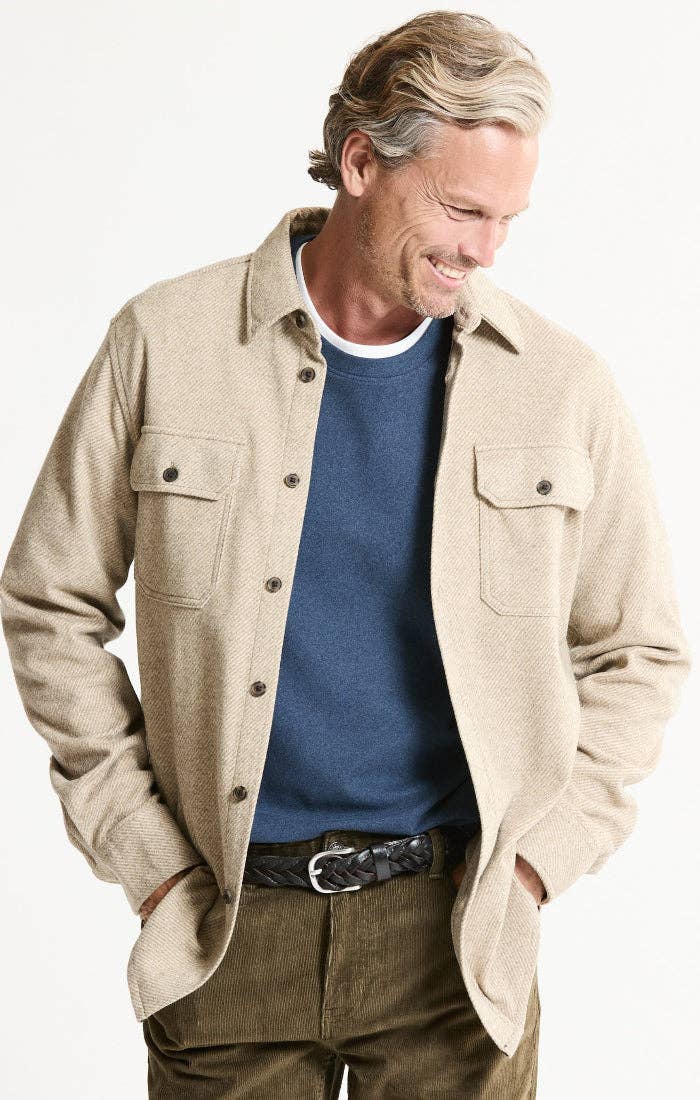 Good Feel-Stretch Twill Utility Overshirt