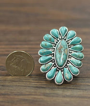 Load image into Gallery viewer, This Side of Forever Navajo Turquoise Adjustable Ring
