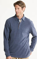 Blue Side Of The Mountain- Cotton Long Sleeve Polo