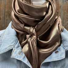 Load image into Gallery viewer, 35X35&quot; Solid Tan Wild Rag / Scarf WRS7
