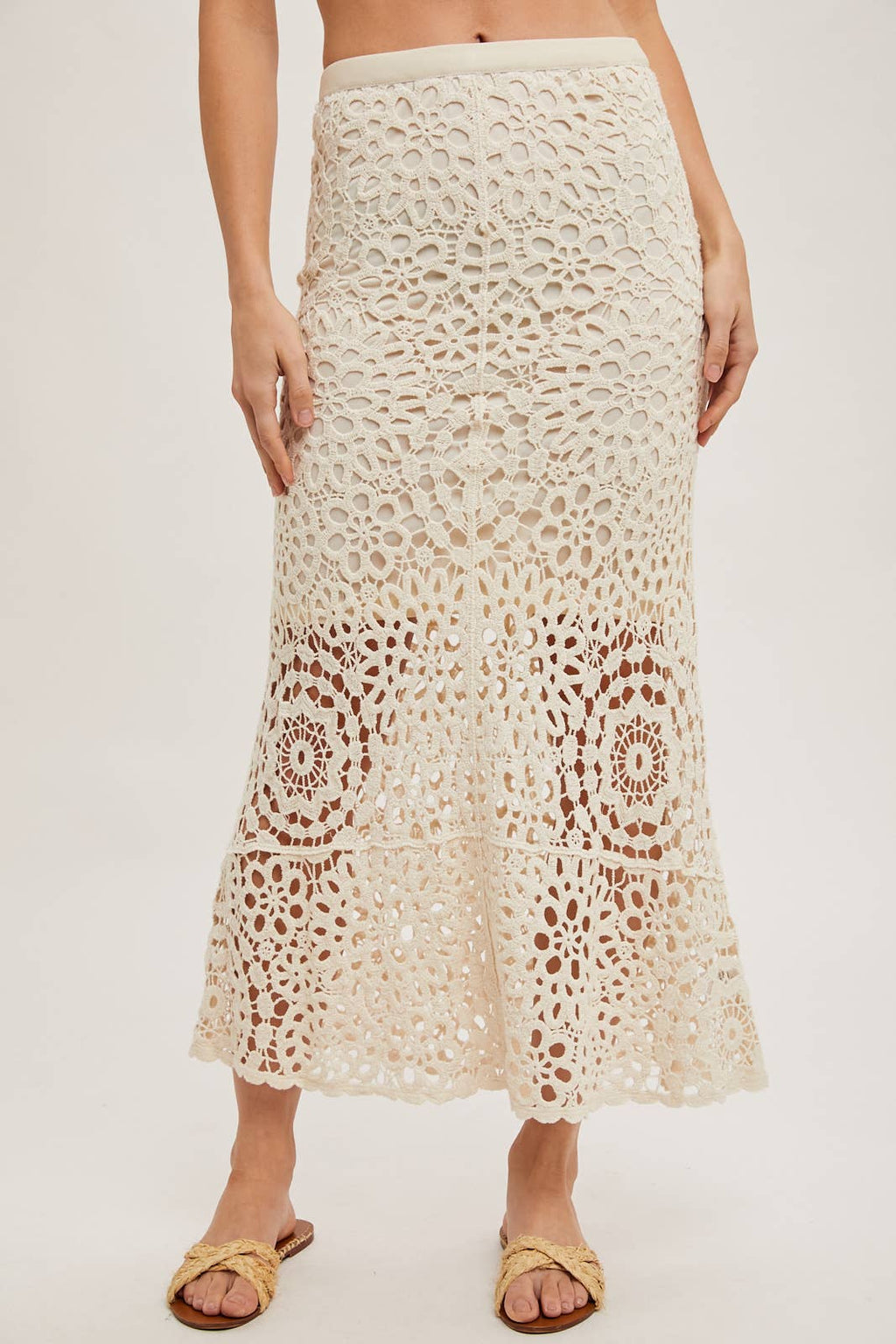 Bring the Spring Crochet Skirt with Lining