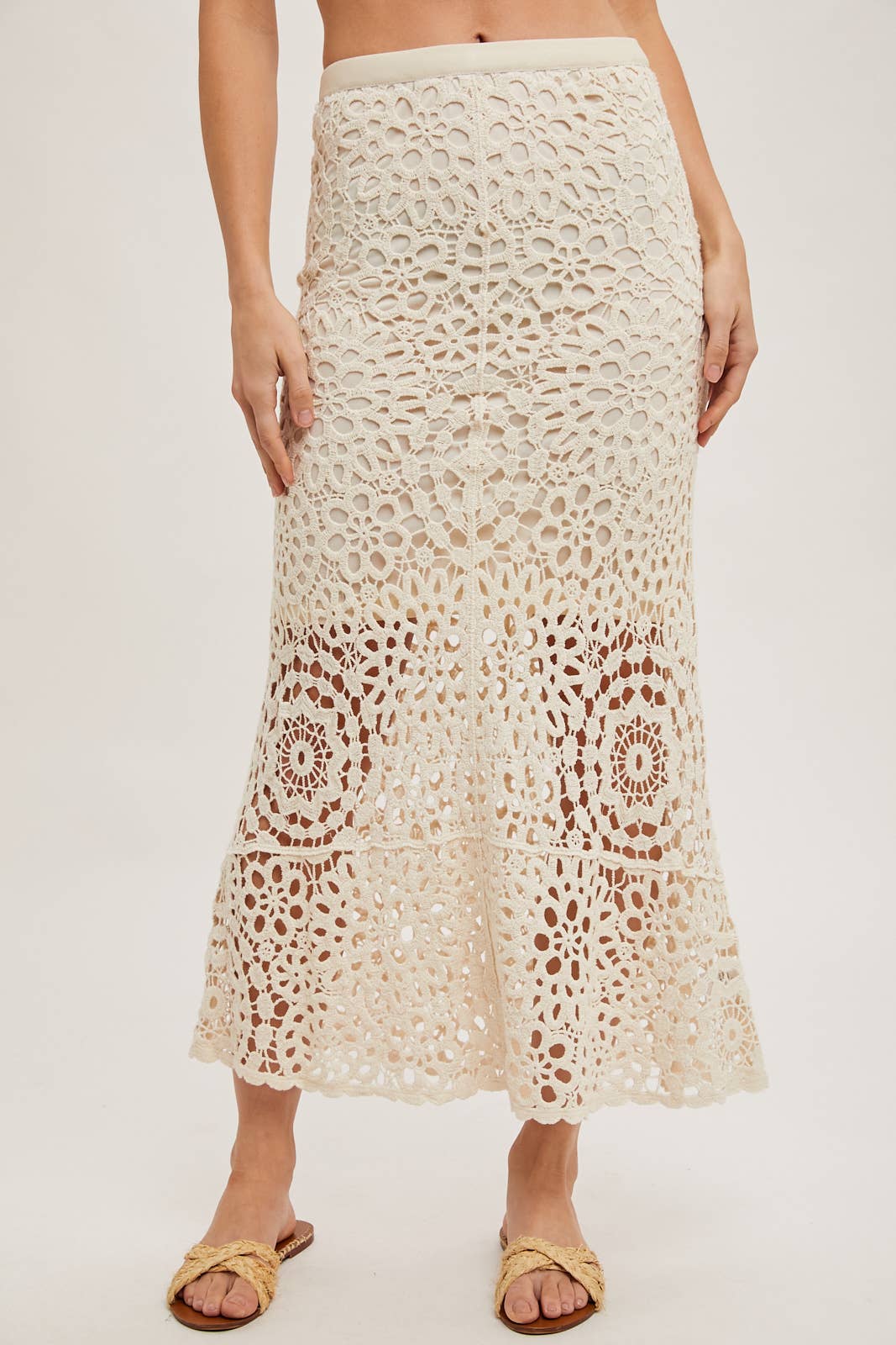 Bring the Spring Crochet Skirt with Lining