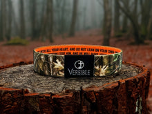 Load image into Gallery viewer, Forest Camo / Proverbs 3:5-6 Wristband
