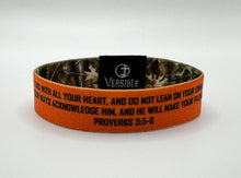 Load image into Gallery viewer, Forest Camo / Proverbs 3:5-6 Wristband
