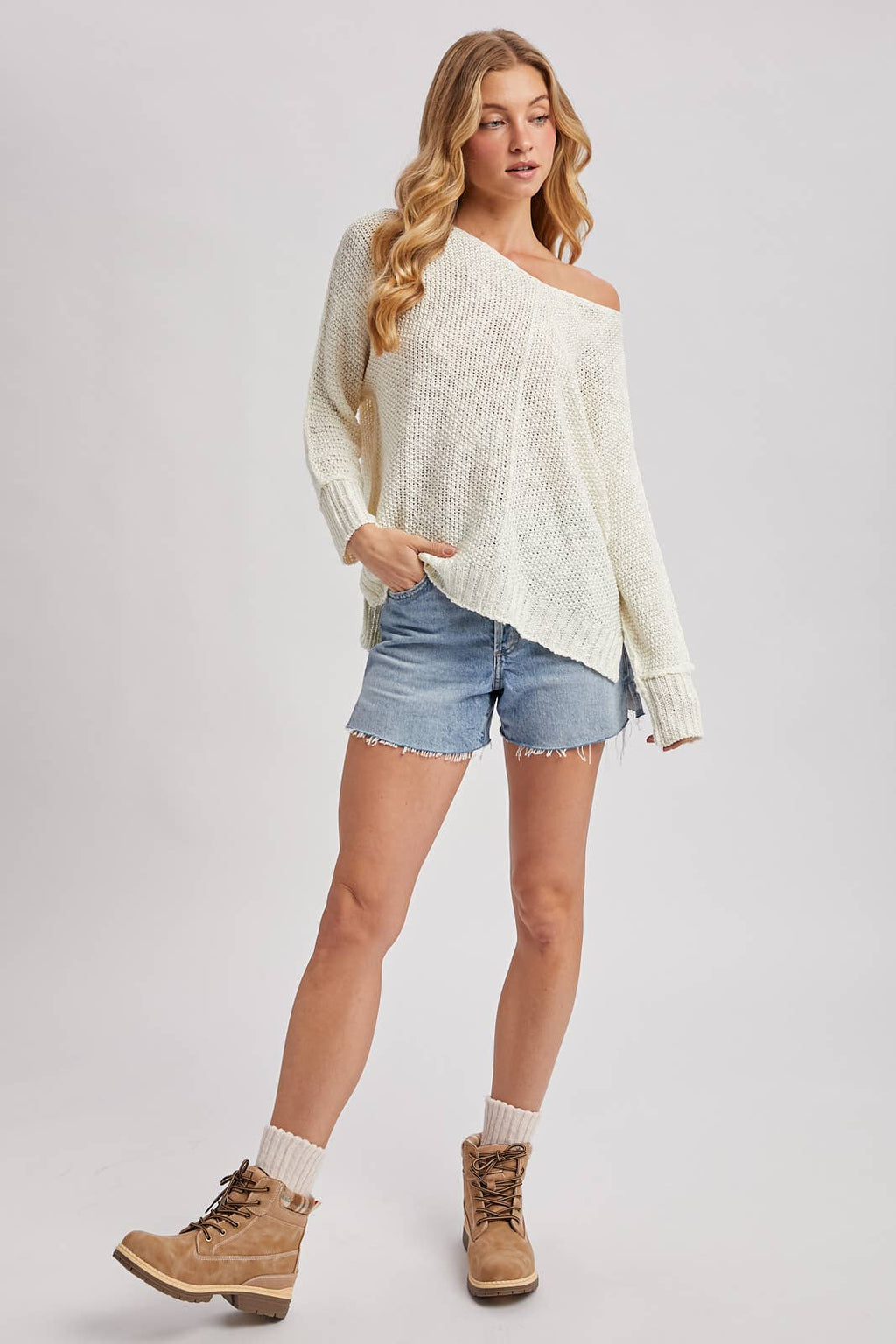 She Won’t Be Lonely Long- Loose Sweater