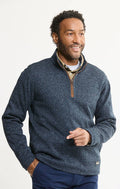 Stretch Sweater Fleece Quarter Zip Pullover