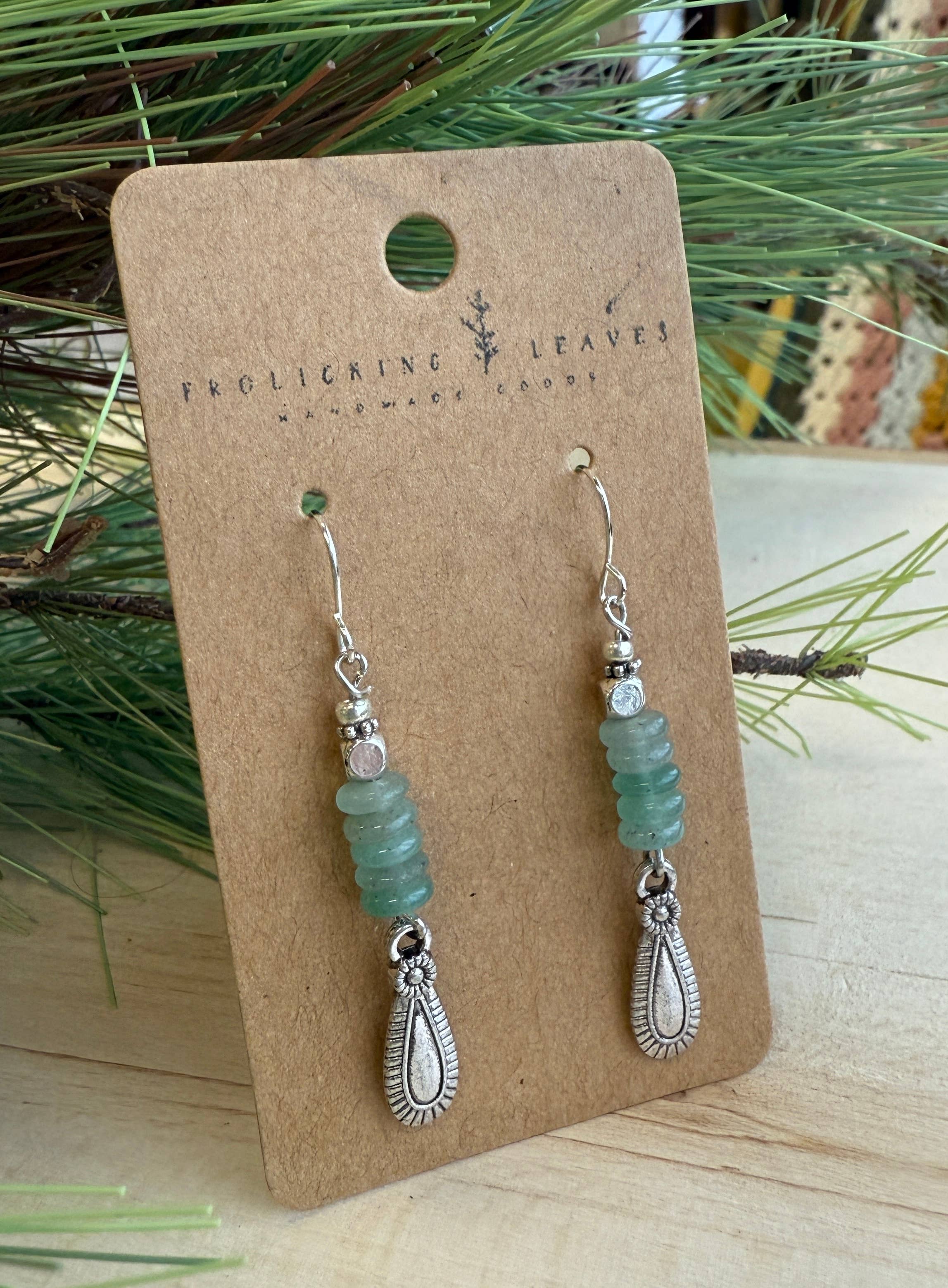 Aventurine Drop Earrings