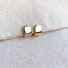 Load image into Gallery viewer, 18k Gold Filled Square Clicker Earrings
