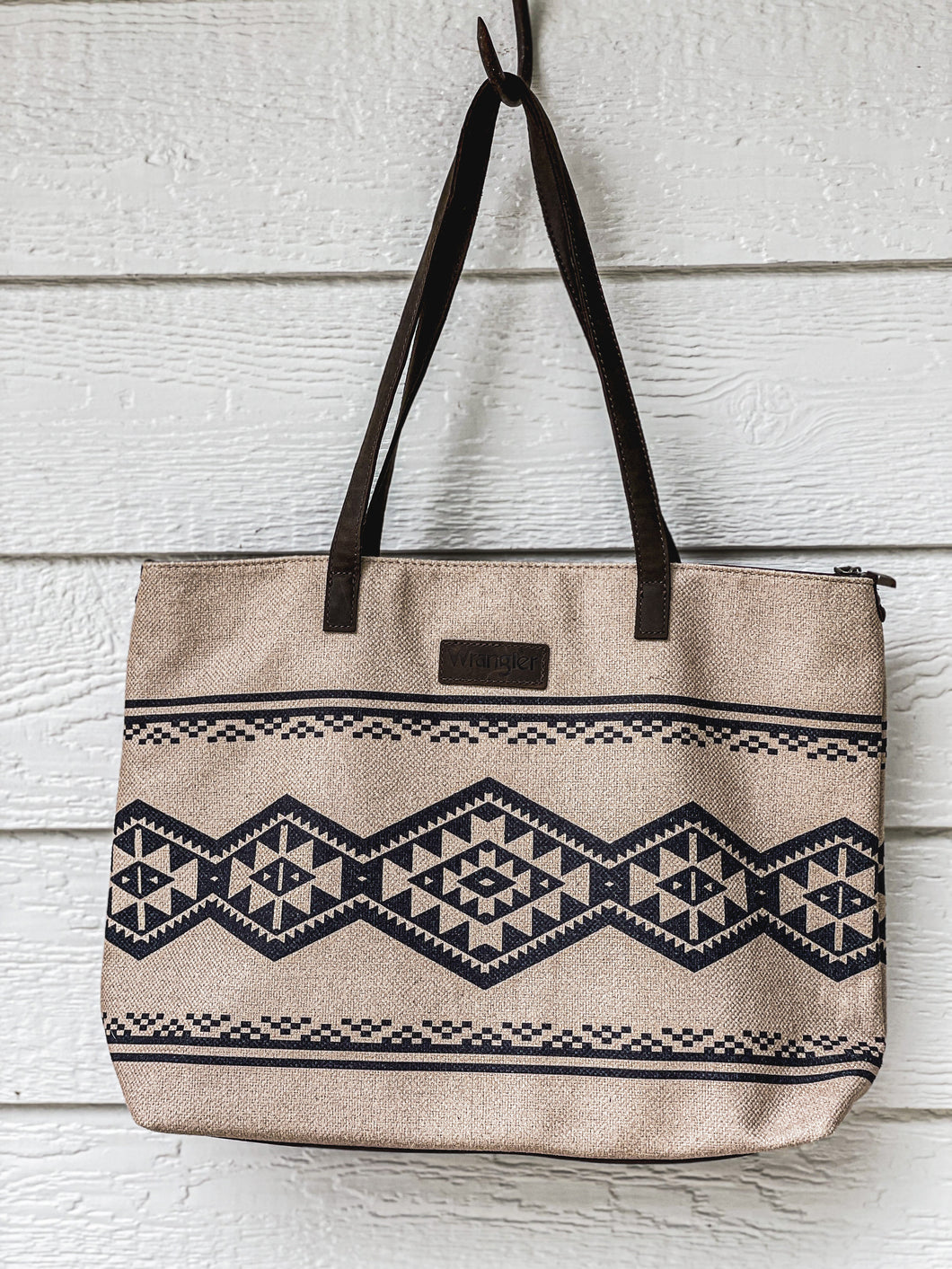 Wrangler Canvas Tote - Aztec Wrap