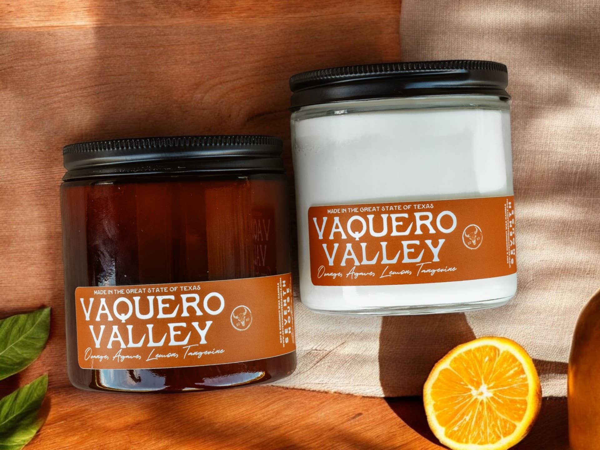 Vaquero Vallery - Fresh Citrus & Agave Candle