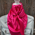 Solid Hot Pink Wild Rag / Scarf