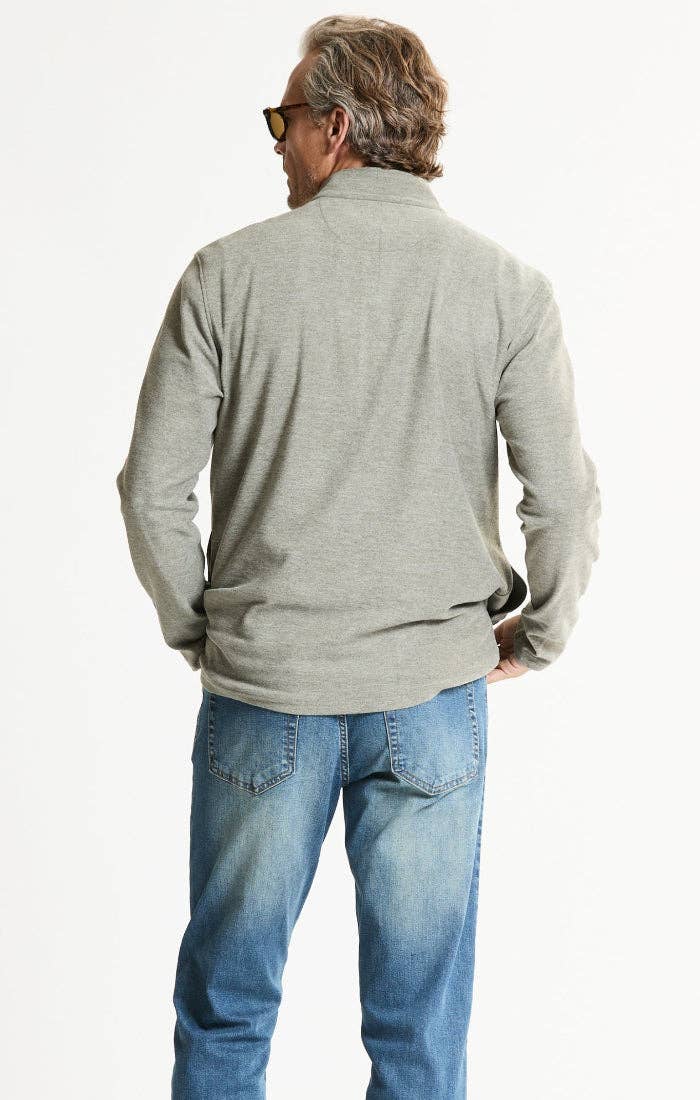 Stop and Stare- Ultra Soft Heather Pullover Quarter Zip