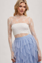 Load image into Gallery viewer, South Side of Heaven Lace Layering Top
