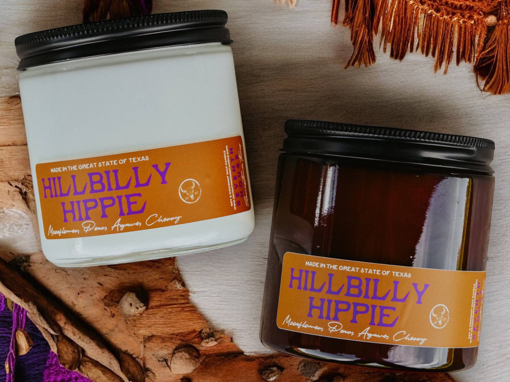 Hillbilly Hippie - Cherry Blossom & Agave Candle