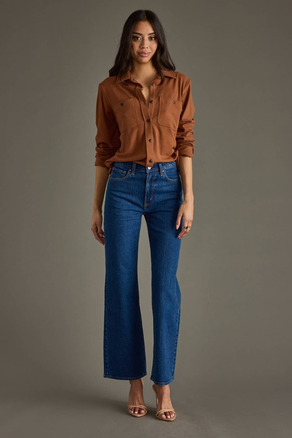 Lookin Right Soft Button Up