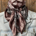 Two Tone Paisley Wild Rag / Scarf