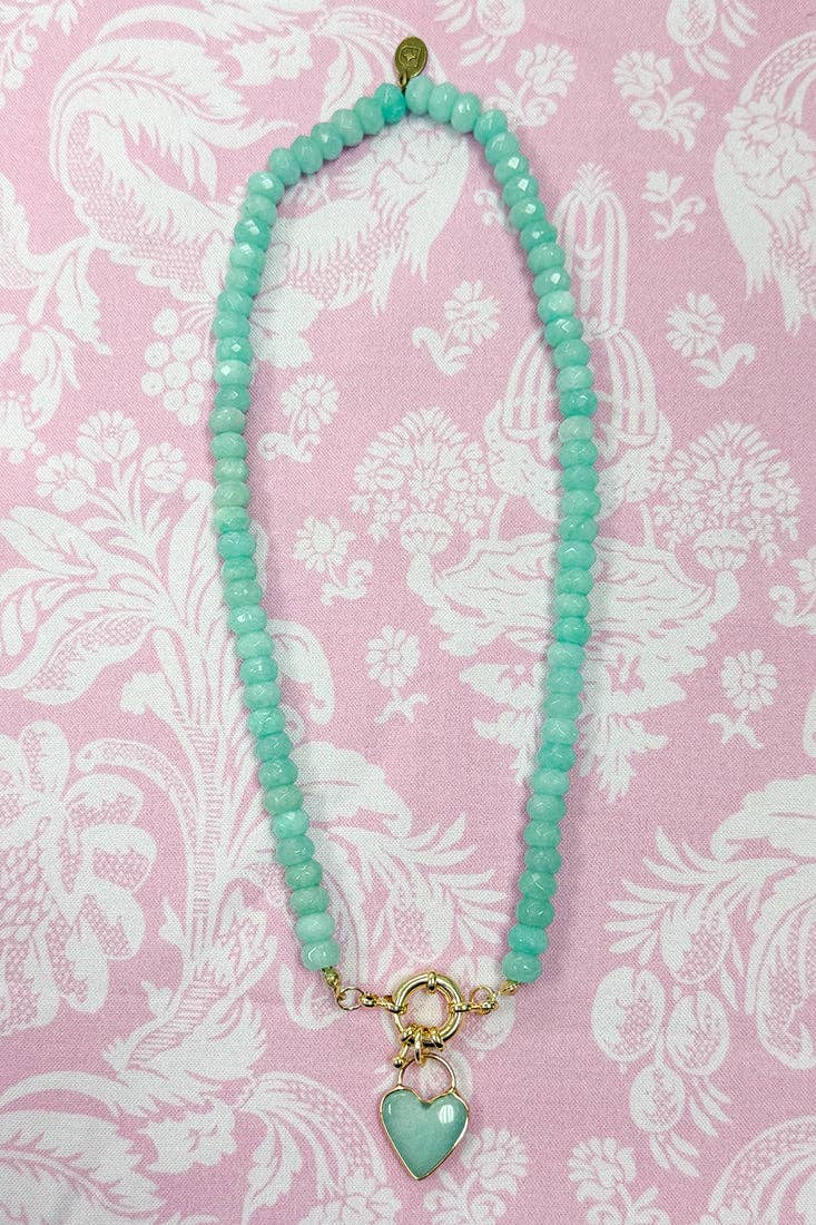 Connie Necklace- Light Blue