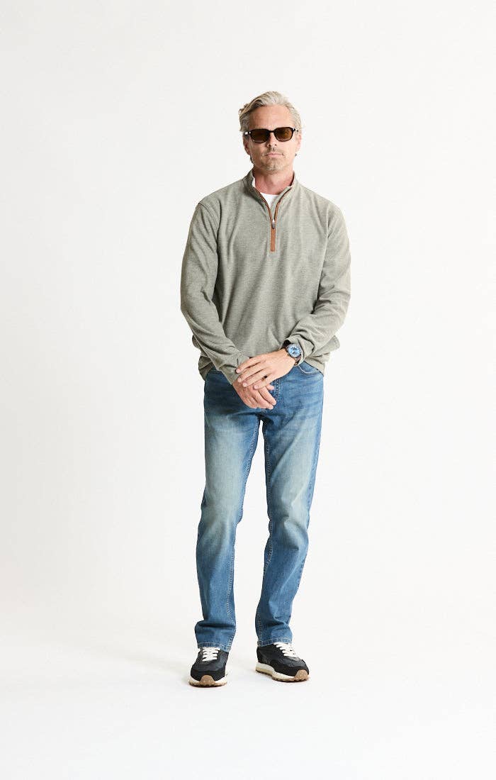 Stop and Stare- Ultra Soft Heather Pullover Quarter Zip