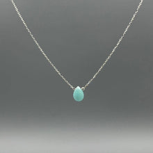Load image into Gallery viewer, Dainty Gemstone Drop Necklace
