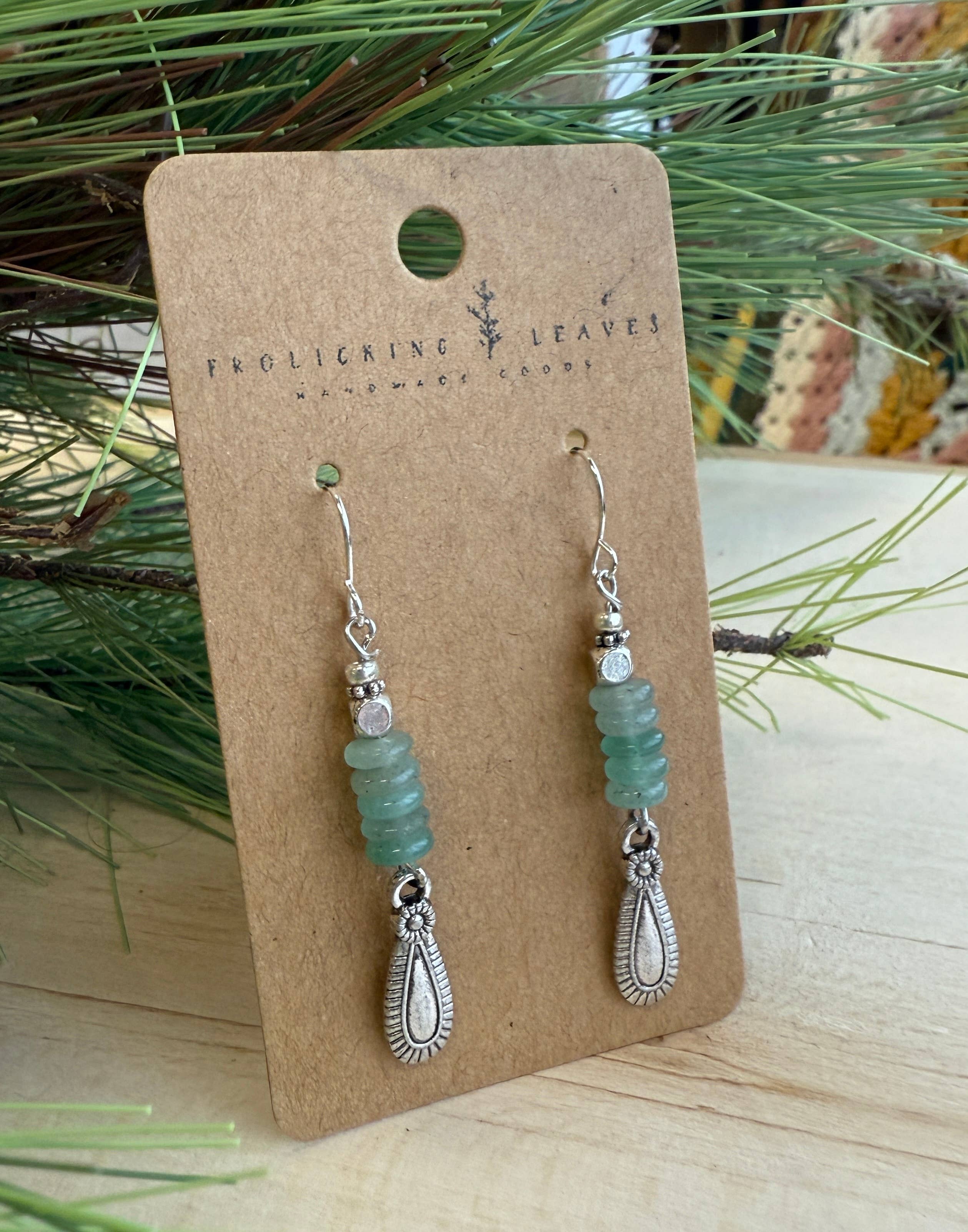 Aventurine Drop Earrings