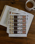 Magnolia Floral Bible Tabs - 76 Tabs