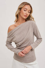 Load image into Gallery viewer, If We’re Honest One Shoulder Sweater
