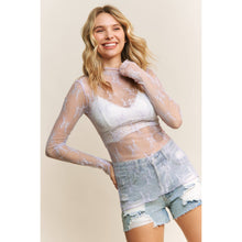 Load image into Gallery viewer, South Side of Heaven Lace Layering Top
