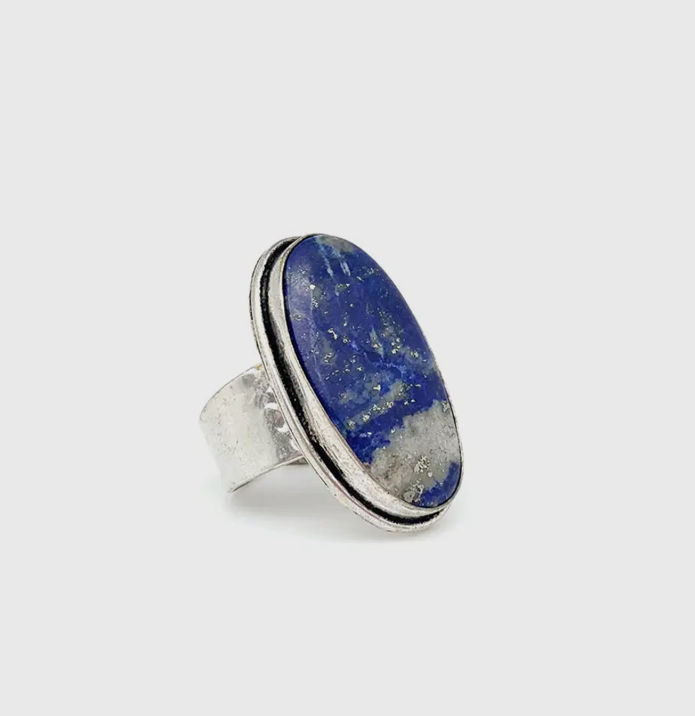 Kashi Lapis Adjustable Ring