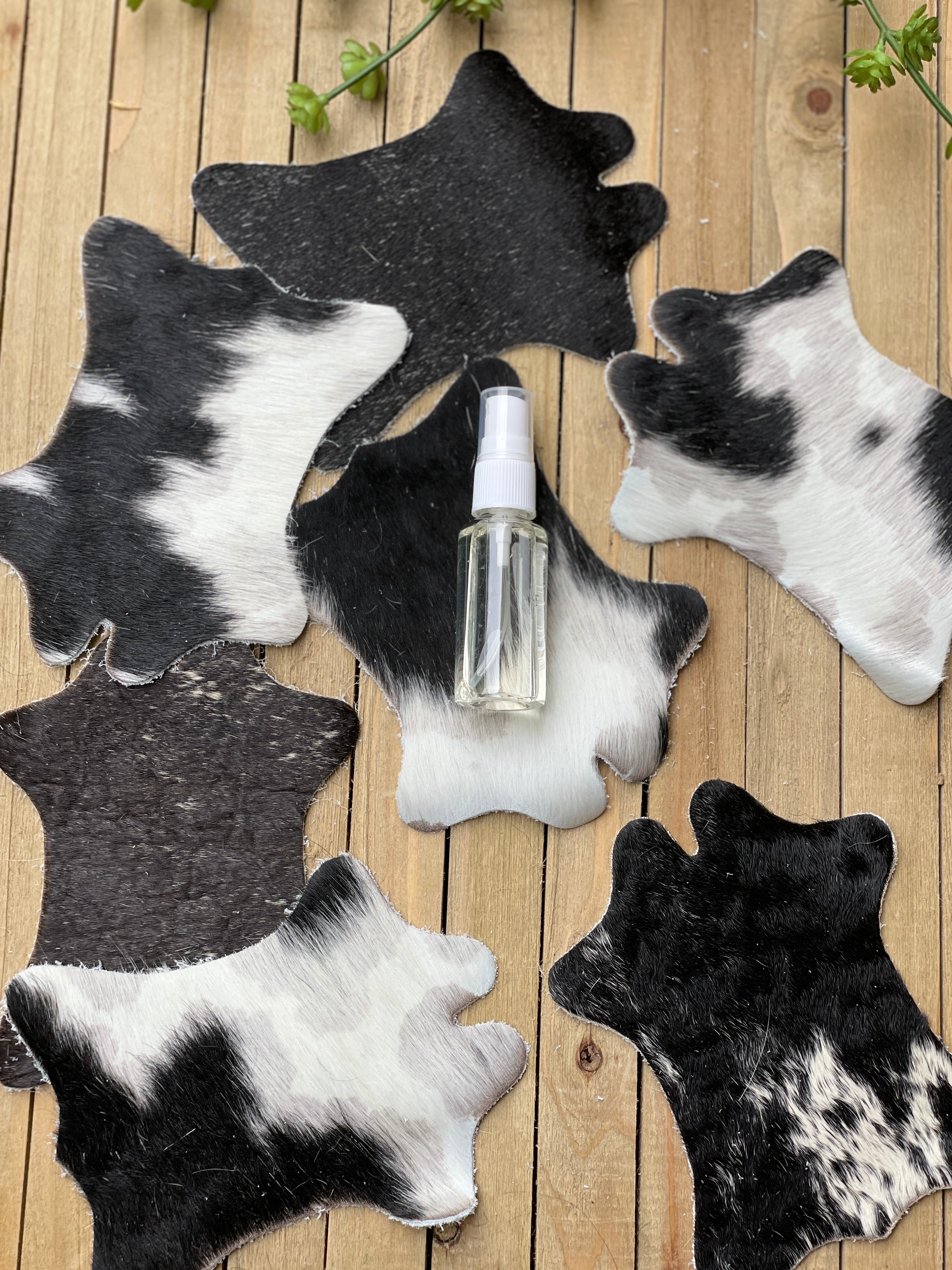 Mini Cow Hide Coaster
