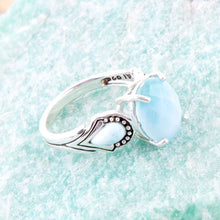 Load image into Gallery viewer, Fit to be Queen Larimar Ring
