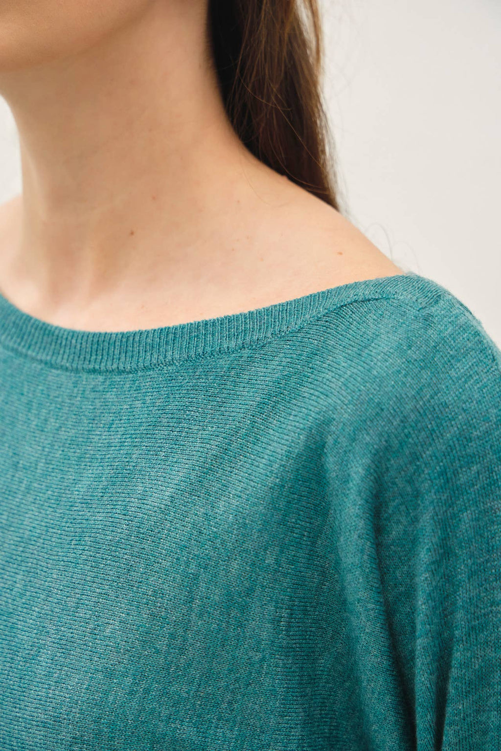 Grace- Boat Neck Fine Sweater