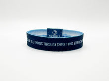 Load image into Gallery viewer, Mountain Horizon / Philippians 4:13 Wristband
