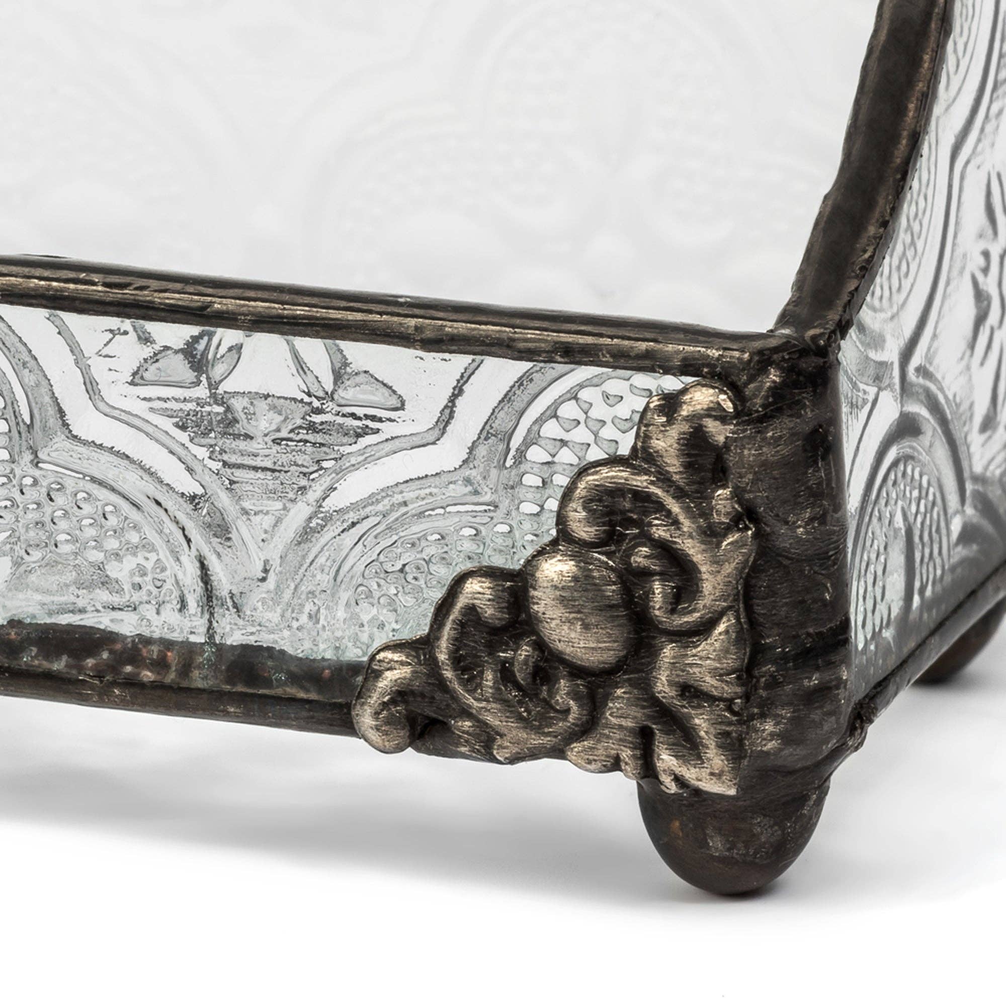 Vintage Glass Cardholder