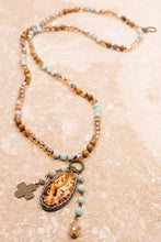 Load image into Gallery viewer, Prairie Grace Necklace in Amazonite and Jasper
