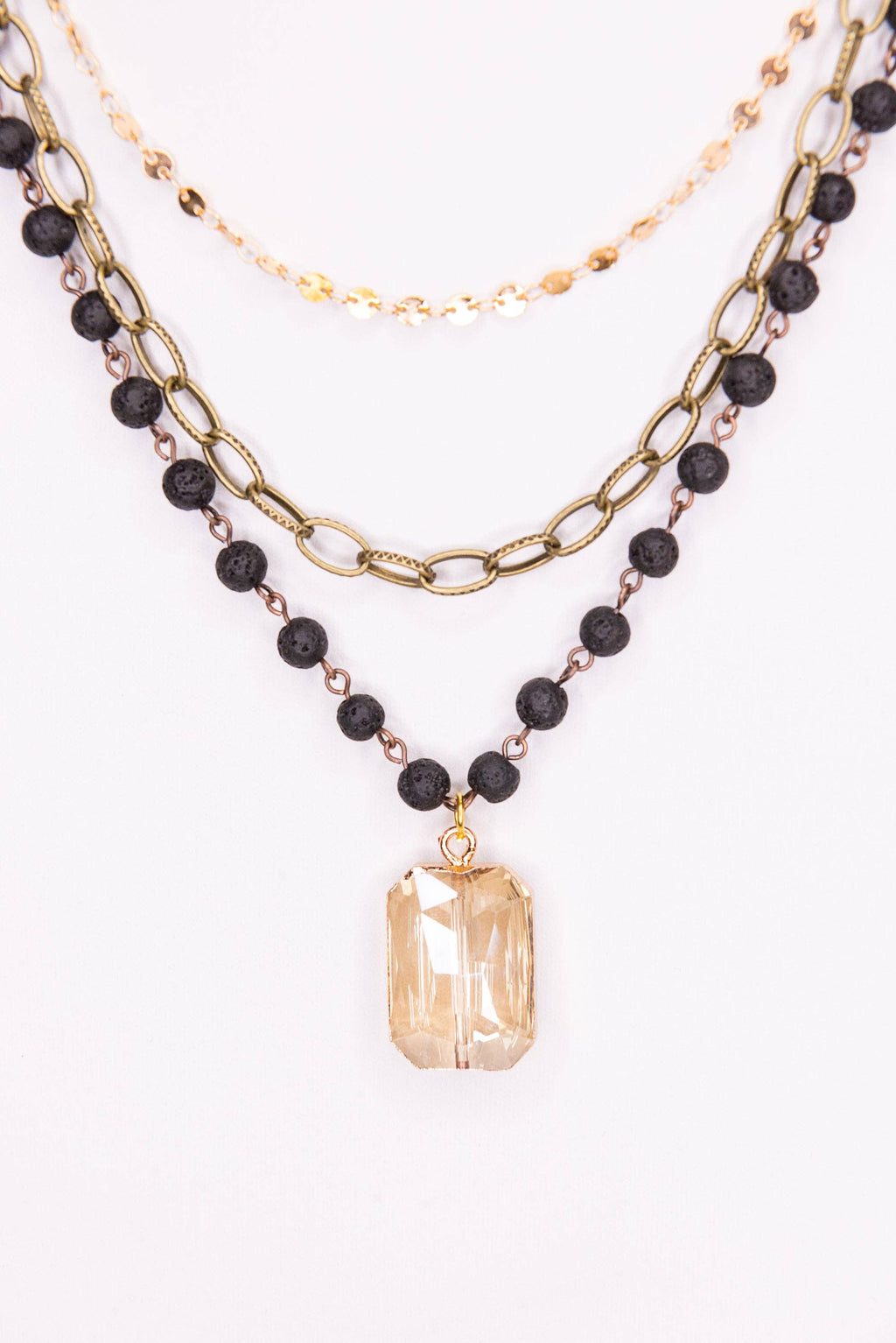 Hannah Necklace in  Tri-color