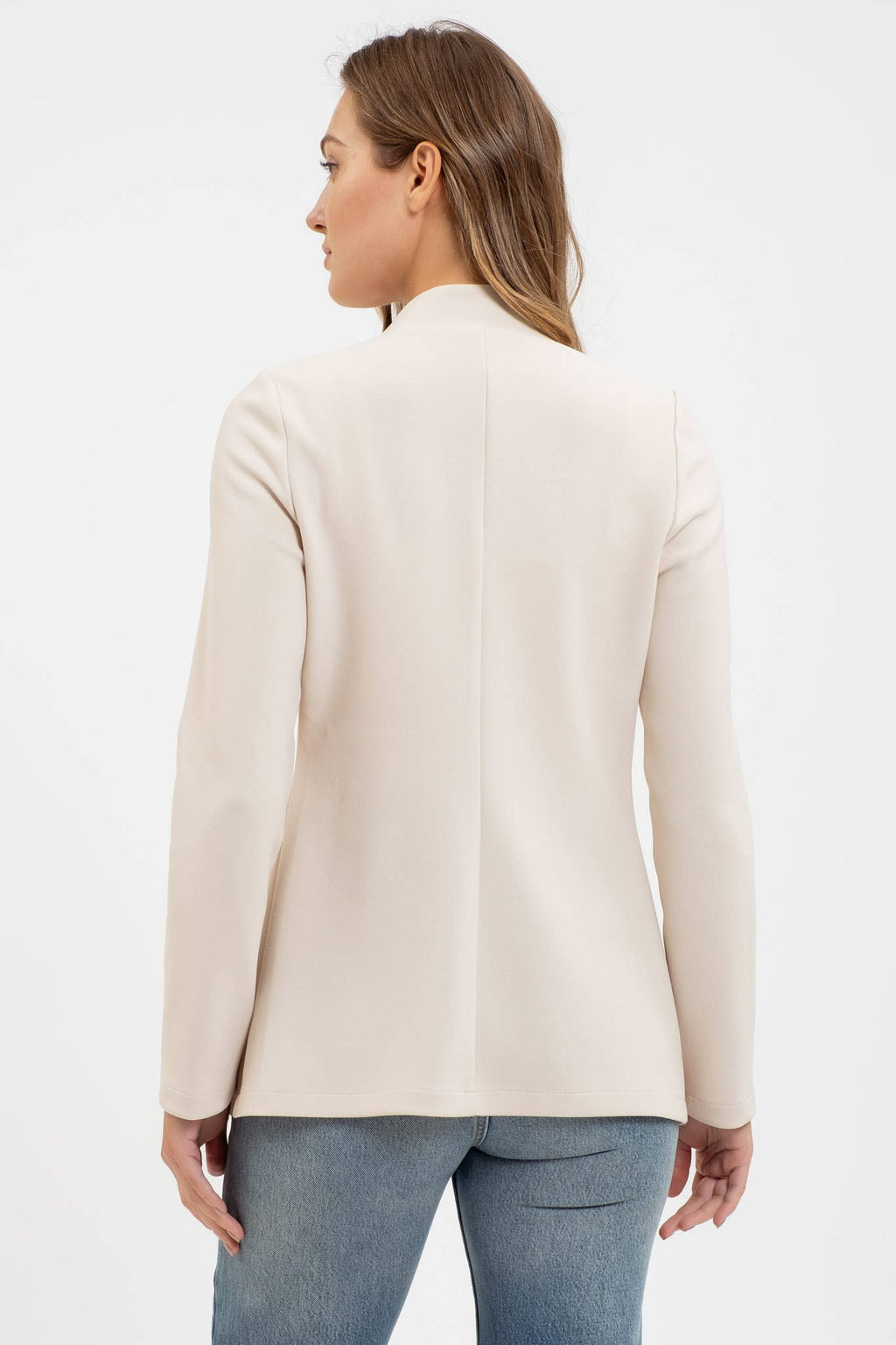 Anchor- Notch Collar Long Line Blazer
