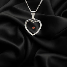 Load image into Gallery viewer, Silver Plated Heart Pendant With Mustard Seed Necklace
